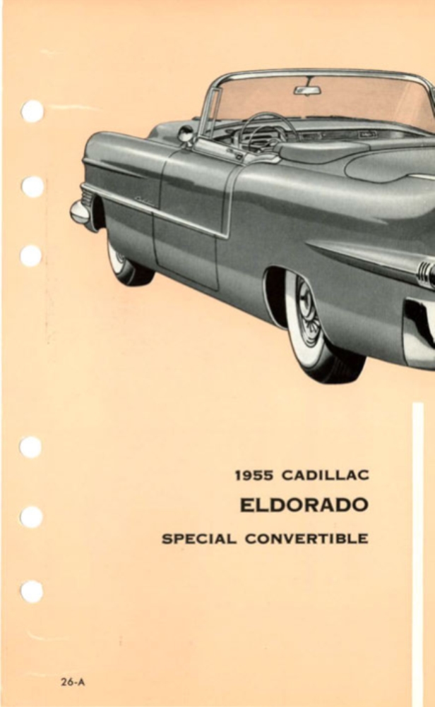 1955 Cadillac Salesmans Data Book Page 112